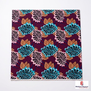 Wholesale Luxury African Ankara Wax Print Cotton Fabric Custom Textile OEM ODM Manufacturing Factory Export Supplier - Product Image 1