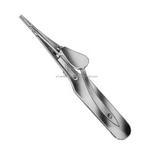 Portaagujas Manuales Rectos y Curvos A-1 VERITAS Arruga de 14 cm, Instrumentos Quirúrgicos de Sutura con Microagujas, Reutilizables, de Alta Calidad Médica - Product Image 2