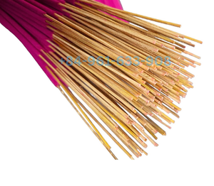 ผู้จัดจำหน่ายธูปเวียดนาม ธูปสีชมพู ขนาด 12 นิ้ว – ธูปไร้กลิ่น ติดทนนาน เผาไหม้สะอาด แกนไม้ไผ่ - Product Image 5