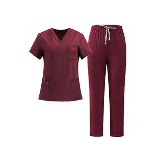 Tenues médicales Solid Trader aux couleurs vives et résistantes pour le personnel pédiatrique et des services généraux, design durable, uniforme d'hôpital - Product Image 5