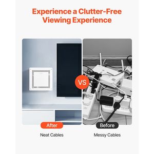 Contenitore per media strutturato da incasso da 14 pollici con kit di gestione cavi a parete e funzionalità di gestione dei cavi - Product Image 3