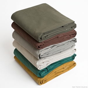 700g 150cm Waterproof Canvas Yarn Dyed Cotton/Polyester PU Coated Heavyweight Tarpaulin Covers for Tent Car & Hospital Use - Product Image 1