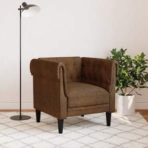 Canapé Chesterfield marron pour salon - Product Image 3
