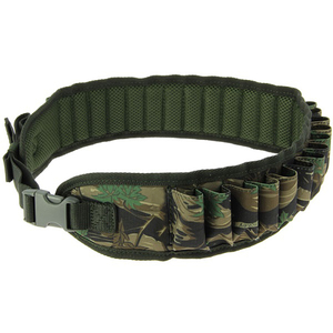 Ceinture tactique réglable en camouflage pour cartouches, porte-munitions rembourré et respirant pour 25 à 30 cartouches, idéal pour la chasse - Product Image 4