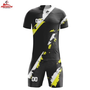 Uniforme de football de qualité supérieure, personnalisé, respirant, 100% polyester, séchage rapide, antibactérien, anti-UV, logo personnalisé - Product Image 5