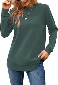 Sweat-shirt pour femme en tricot imprimé avec strass, 100% coton respirant, design streetwear élégant - Product Image 3
