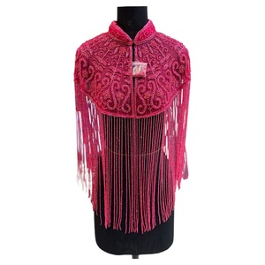2026 Beaded Sequins Lace Cape with 100% Cotton Fabric at Best Prices From India - Product Image 1