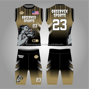 Uniforme 7v7 de diseño personalizado, uniformes de fútbol 7 contra 7, camiseta 7 contra 7, uniforme de fútbol americano con compresión. - Product Image 1