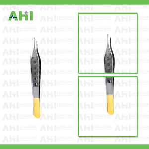 Pinzas Quirúrgicas Adson de Acero Inoxidable de Calidad Premium, Pinzas Manuales para Tejidos con Dientes Serrados, Certificación CE, Uso en UCI, Clase I - Product Image 2