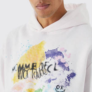 Survêtement streetwear oversize pour hommes, 2 pièces, manches longues, prix de gros, survêtements décontractés - Product Image 6