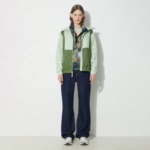 Chaqueta Impermeable de Lona Gruesa para Mujer, Transpirable, Cortavientos, con Capucha, Informal, para Lluvia, con Bordado, Cierre de Cremallera, para Invierno - Product Image 2