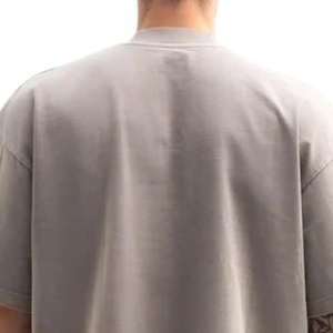 เสื้อยืดคอตตอนผู้ชายไซส์ใหญ่ ผ้าหนา คอกลม แขนสั้น ทรงหลวม สไตล์ลำลอง สตรีทแวร์ ขายส่ง - Product Image 4