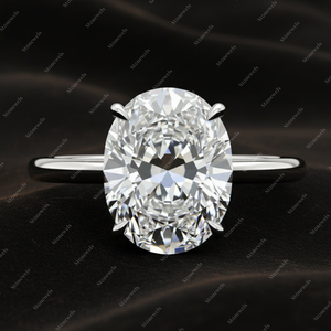 IGI Certified Lab Grown Diamond O Initial <b>Ring</b> 925 Sterling <b>Silver</b> Fine Gold Letter <b>Ring</b> Gift for <b>Men</b> Women Anniversary Jewelry - Product Image 2