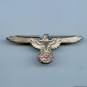 Visera Alemana de la Primera y Segunda Guerra Mundial Fabricada en Fábrica, Insignia de Águila Metálica Personalizada de Alta Calidad para Gorras con Visera - Product Image 1