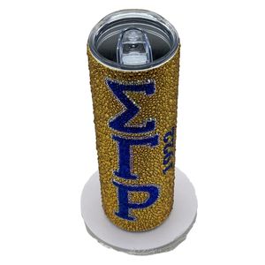 Gobelet isotherme en acier inoxydable Sigma Gamma Rho de 30 oz, tasse de voyage réutilisable, vaisselle de sororité, porte-boissons chauds ou froids - Product Image 2