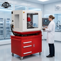 Centre d'usinage CNC 3 axes SIEG Fa4 Pro IKX1-Pro pour la formation en machines virtuelles CNC, mini CNC 4 outils ATC, machine d'éducation de haute performance