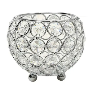 Bougie votive en cristal moderne Top vente pièce maîtresse de haute qualité pour la décoration de la maison pour les mariages de Noël Événements - Product Image 1