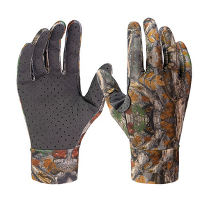 Guantes de caza de cuero personalizados con puntos de agarre y palma reforzada, fabricante de guantes de caza - Product Image 5