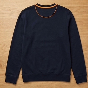 High Quality Plain Sweatshirt Custom Embroidered V-Stitch Crew Neck Fleece <b>Pullovers</b> <b>Men</b> Top - Product Image 6