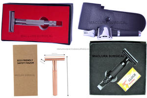 Rasoir de sécurité à barre inclinée, rasoir de sécurité à Double bord, rasoir de sécurité professionnel pour poteau de barbier rasoir lourd - Product Image 5