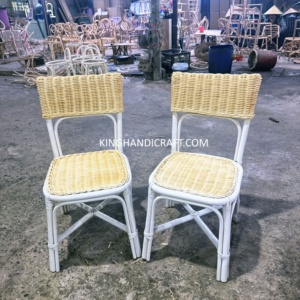 Chaises d'enfants en rotin tressé artisanales en gros pour événements, mobilier d'anniversaire en osier naturel pour fêtes d'enfants - Product Image 3