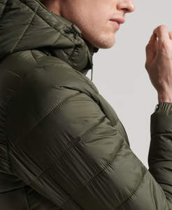 Chaqueta de Invierno Acolchada para Hombre, con Capucha, Transpirable, de Lona de Primera Calidad, Fabricante Directo, Personalizable OEM, Colores y Tallas a Medida - Product Image 5