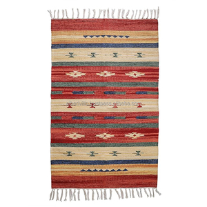 Alfombra Kilim ecológica, alfombras de oración hechas a mano, diseños únicos, colores lavables, Kilim Runner para uso doméstico, proveedor indio directo - Product Image 2