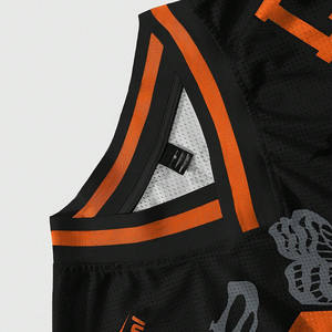 Ropa Deportiva de Malla Premium con Diseño Gráfico Completo y Número en Contraste, Estilo Urbano, Jersey de Fútbol Americano, Producción OEM al por Mayor - Product Image 3