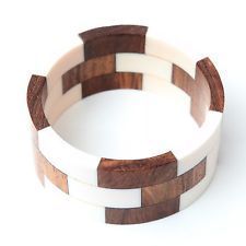 RR ENTERPRISES Bracelets classiques faits à la main en résine et en bois, apprêts de bijouterie, fabriqués en Inde - Product Image 2