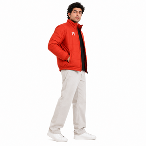 Custom Men's Quilted Insulated Men's <b>Jackets</b> Lightweight <b>Zip</b> <b>Up</b> Winter Outerwear Wholesale Warm Casual Padded Coat Manufacturer - Product Image 3