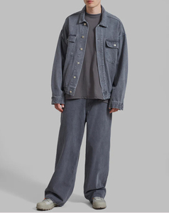 Chaqueta de Mezclilla para Hombre Elite Vanguard International, Corte Regular, Lavado a la Piedra, Cierre de Botones, Ecológica, Transpirable y de Secado Rápido - Product Image 1