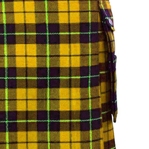 Kilt écossais à taille ajustable pour hommes, kilt traditionnel plissé de style Highland pour un usage quotidien, activités de plein air et fêtes - Product Image 4