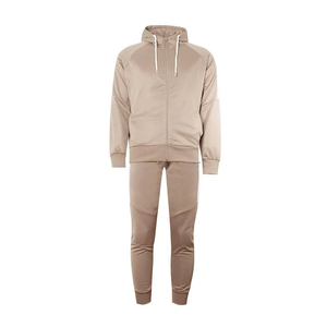 Ensemble de survêtement décontracté d'hiver pour homme : veste à capuche et pantalon de jogging à taille élastique, coupe régulière, écologique, respirant, couleur unie - Product Image 6