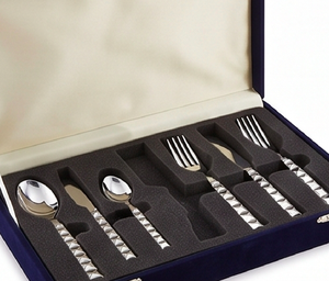 Ensemble de couverts modernes en acier inoxydable, couteau, fourchette, cuillère, finition miroir haute brillance, résistant à la rouille, vaisselle pour mariage et usage domestique - Product Image 6
