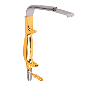 Retractor de Senos Tebbetts con Luz de Fibra Óptica, Succión, Acero Inoxidable Premium, Herramienta Reutilizable para Cirugía Plástica con Hoja Dentada Lisa - Product Image 1