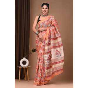 Sari en soie MAHESWARI pour les occasions de mariage - Product Image 1