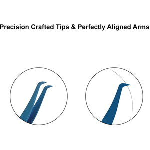 ชุดแหนบต่อขนตาปลายเรียบ 90 องศา ยี่ห้อสั่งทำพิเศษ วัสดุไฟเบอร์กันลื่น ผลิตจากเหล็กกล้าไร้สนิมญี่ปุ่น ป้องกันไฟฟ้าสถิต - Product Image 2