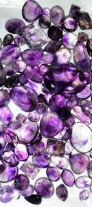 BAITHU GEMS MINERALS อเมทิสต์ควอตซ์ธรรมชาติ ขัดเงา ทรงเหลี่ยมใส สีม่วง สำหรับทำเครื่องประดับ งานฝีมือ ศิลปะ งาน DIY แบบกำหนดเองได้ - Product Image 4