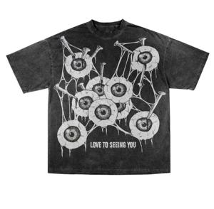 T-shirt surdimensionné personnalisable pour homme, coupe décontractée, style vintage, 100 % coton, impression DTG, tricoté, vierge, avec lettres personnalisables - Product Image 3