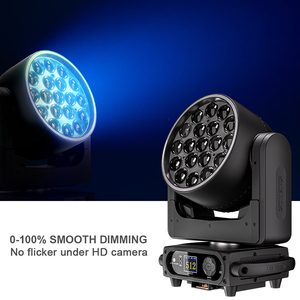 ไฟส่องเวทีแบบเคลื่อนที่ SHEHDS 19x15W RGBW พร้อมระบบซูม DMX512 สำหรับดีเจ - Product Image 1