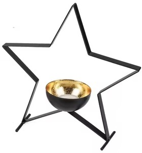 Support de bougie chauffe-plat unique en métal, élégant porte-bougie votif pour salle à manger, table de mariage, fête, célébration, hôtel, restaurant, maison - Product Image 5