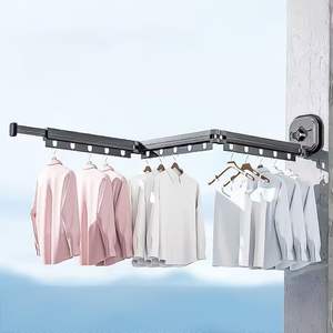 Estante de secado de ropa montado en la pared de 127,5 cm Categoría de producto - Product Image 1