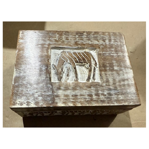 Worldwide Selling Top Notch Quality Home Use Engraved Mango Wood <b>Box</b> Rectangle Brown <b>Wooden</b> Storage <b>Box</b> from India - Product Image 1