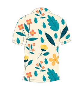 Camisa Polo con Estampado Botánico Tropical para Hombre, Camiseta de Verano de Manga Corta, Cuello Casual con Botones, Transpirable y Ligera - Product Image 2