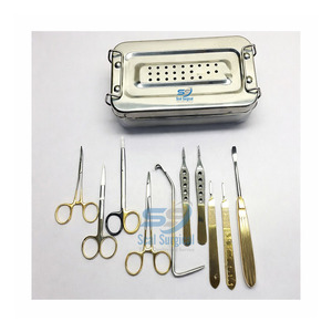<b>Mini</b> Nasal Surgery Set 10 <b>Pcs</b> Rhinoplasty Instrument Set Stainless Steel Plastic Surgery Instruments Kit - Product Image 1