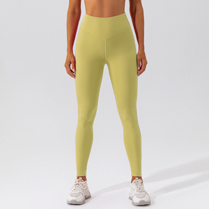 Leggings de Yoga de Cintura Alta para Mujer, Pantalones Deportivos Elásticos de Color Sólido sin Costuras para Gimnasio, Fitness y Entrenamiento - Product Image 4