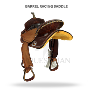 อานม้าสำหรับแข่งบาร์เรลเรซซิ่ง อานม้าขี่ม้า อุปกรณ์ขี่ม้า - Product Image 2