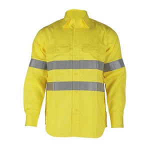 Wholesale Full Sleeve <b>Shirt</b> <b>Flame</b> Retardant Reflective Hi Vis Long Sleeve Work Wear <b>Shirt</b> - Product Image 4