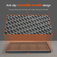 Plateforme de pédalier CNC anti-fatigue, antidérapante, en métal, tapis de sol d'atelier réglable pour machines de fraisage et tours CNC