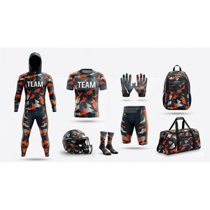 Uniformes de fútbol americano de alta resistencia, tela de malla, diseño unisex para adultos, manga corta. Compre camisetas de fútbol americano. - Product Image 1